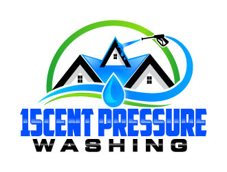 15cent Pressure Washing logo design by Suvendu