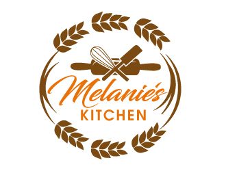 Melanies Kitchen logo design by ElonStark