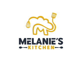 Melanies Kitchen logo design by GETT