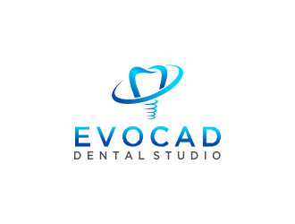 EVOCAD DENTAL STUDIO logo design by oke2angconcept