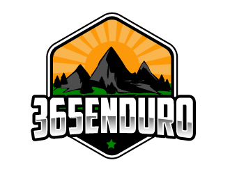 365enduro logo design by ElonStark