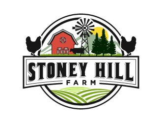 Stoney Hill Farm logo design by cybil