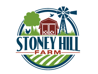 Stoney Hill Farm logo design by ElonStark