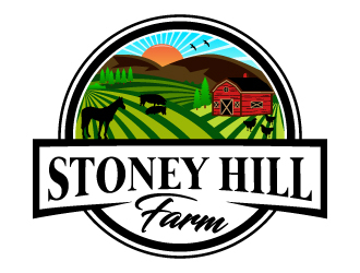 Stoney Hill Farm logo design by LogoQueen