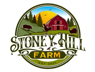 Stoney Hill Farm logo design by DreamLogoDesign