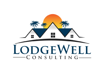 LodgeWell Consulting logo design by ElonStark