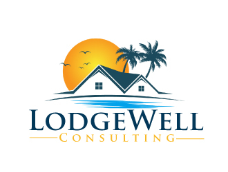 LodgeWell Consulting logo design by ElonStark