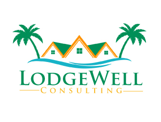 LodgeWell Consulting logo design by ElonStark