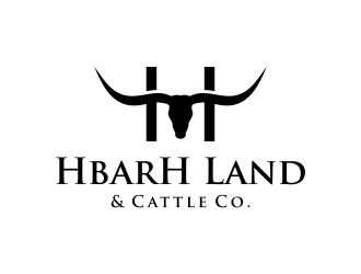 HbarH   Land and Cattle Co. logo design by EkoBooM