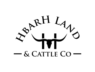 HbarH   Land and Cattle Co. logo design by EkoBooM