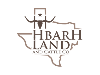 HbarH   Land and Cattle Co. logo design by revi