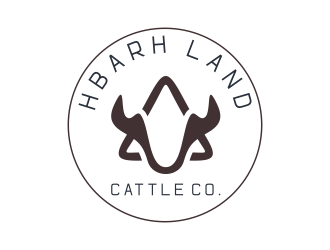 HbarH   Land and Cattle Co. logo design by Artigsma