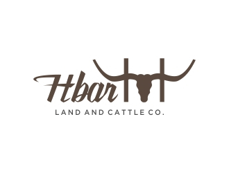 HbarH   Land and Cattle Co. logo design by dibyo