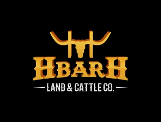 HbarH   Land and Cattle Co. logo design by rizuki