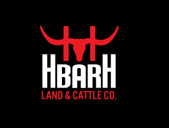 HbarH   Land and Cattle Co. logo design by bluespix