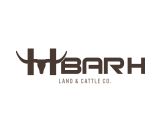 HbarH   Land and Cattle Co. logo design by bluespix