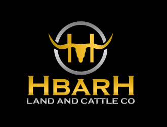 HbarH   Land and Cattle Co. logo design by AB212