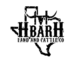 HbarH   Land and Cattle Co. logo design by AB212