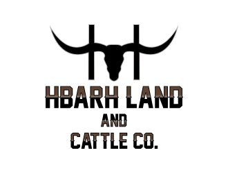 HbarH   Land and Cattle Co. logo design by twomindz