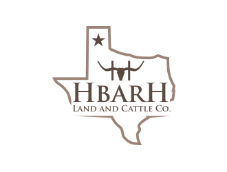 HbarH   Land and Cattle Co. logo design by revi