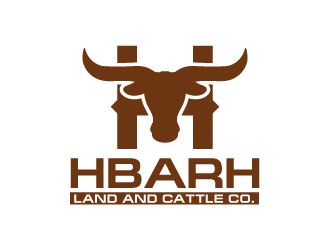 HbarH   Land and Cattle Co. logo design by uttam