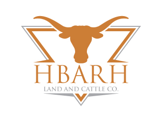 HbarH   Land and Cattle Co. logo design by uttam