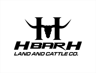 HbarH   Land and Cattle Co. logo design by Shabbir