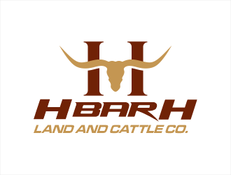 HbarH   Land and Cattle Co. logo design by Shabbir