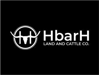 HbarH   Land and Cattle Co. logo design by meliodas