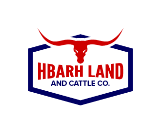 HbarH   Land and Cattle Co. logo design by czars