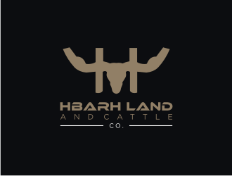 HbarH   Land and Cattle Co. logo design by cintya