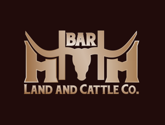 HbarH   Land and Cattle Co. logo design by Mahrein