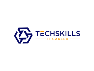 TechSkills IT Career logo design by pel4ngi