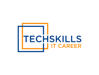 TechSkills IT Career logo design by GassPoll