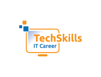 TechSkills IT Career logo design by Fear
