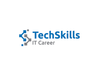 TechSkills IT Career logo design by Fear