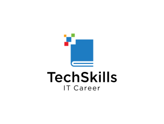 TechSkills IT Career logo design by EkoBooM