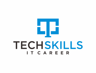 TechSkills IT Career logo design by veter