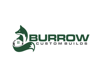 Burrow Custom Builds logo design by oke2angconcept