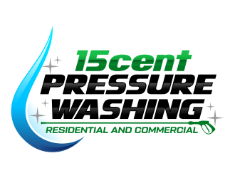 15cent Pressure Washing logo design by ingepro