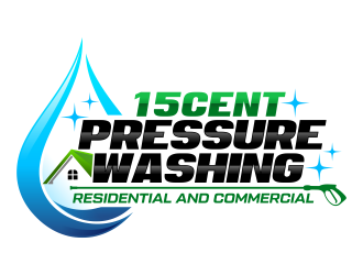 15cent Pressure Washing logo design by ingepro