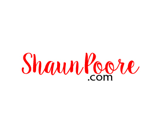 ShaunPoore.com logo design by ElonStark