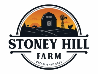 Stoney Hill Farm logo design by Mardhi