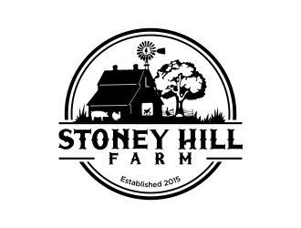 Stoney Hill Farm logo design by oke2angconcept