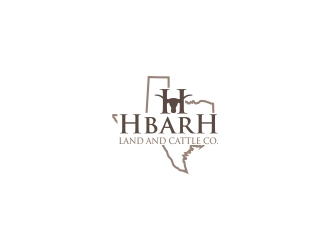 HbarH   Land and Cattle Co. logo design by luckyprasetyo