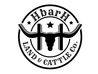HbarH   Land and Cattle Co. logo design by aura