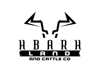 HbarH   Land and Cattle Co. logo design by fawadyk