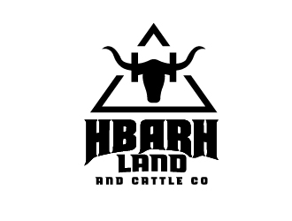 HbarH   Land and Cattle Co. logo design by fawadyk