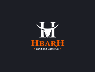 HbarH   Land and Cattle Co. logo design by restuti
