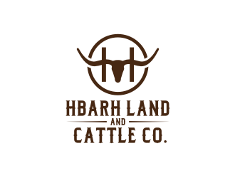 HbarH   Land and Cattle Co. logo design by blessings